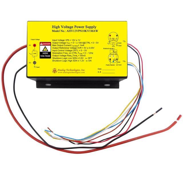 AHV12VPN10KV1MAW High Voltage 10W/-10W Non-Isolat