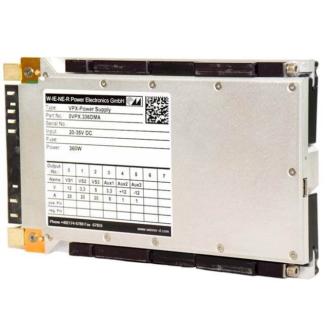 0VPX.336DMA DCDC CNVRT 12V 3.3V 5V -12V 360W