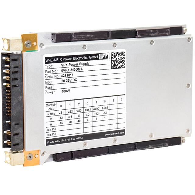 0VPX.340DMA_P DCDC CNVRT 12V 3.3V 5V -12V 400W