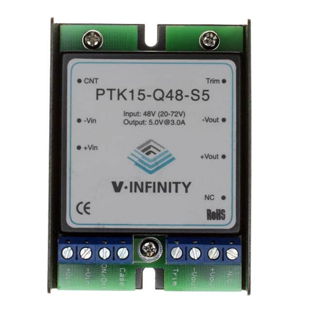 PTK15-Q48-S5-T DC/DC CONVERTER 5V 15W