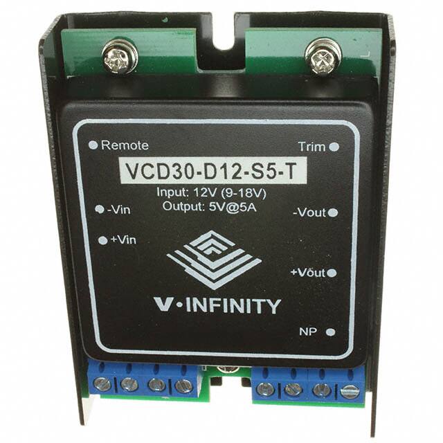 VCD30-D12-S5-T DC/DC CONVERTER 5V 30W