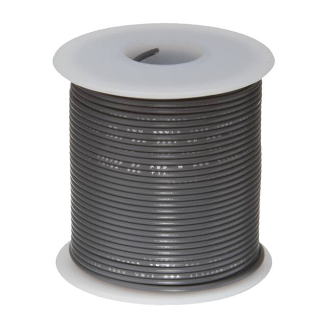 12STRGRASXL25 HOOK-UP STRND 12AWG 60V GRAY 25'