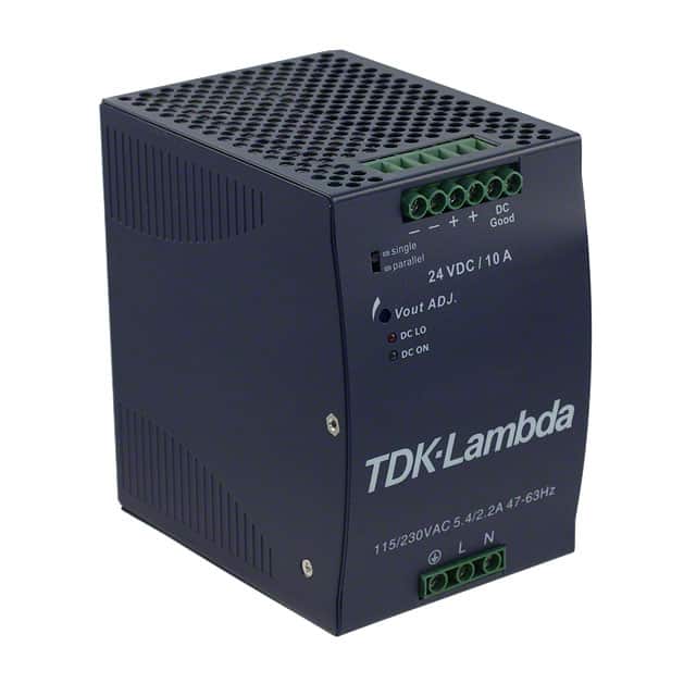 DPP240-24-1 AC/DC DIN RAIL SUPPLY 24V 240W