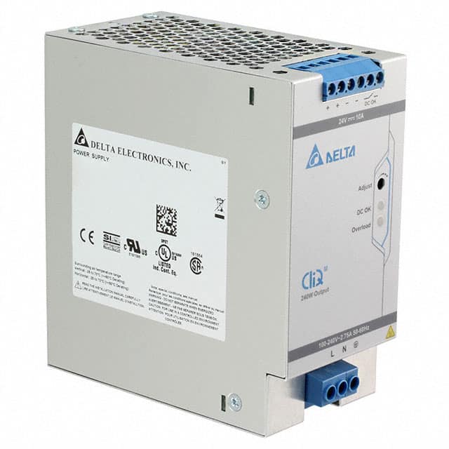 DRM-24V240W1PN AC/DC DIN RAIL SUPPLY 24V 240W