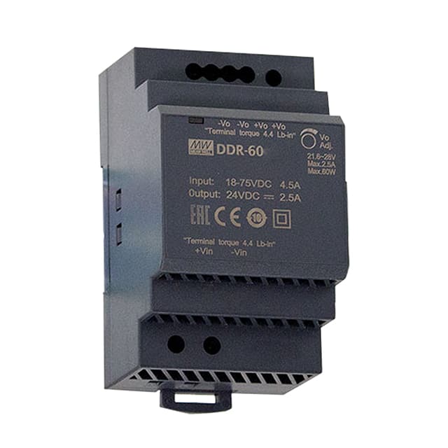 DDR-60L-15 DC/DC DIN RAIL SUPPLY 15V 60W