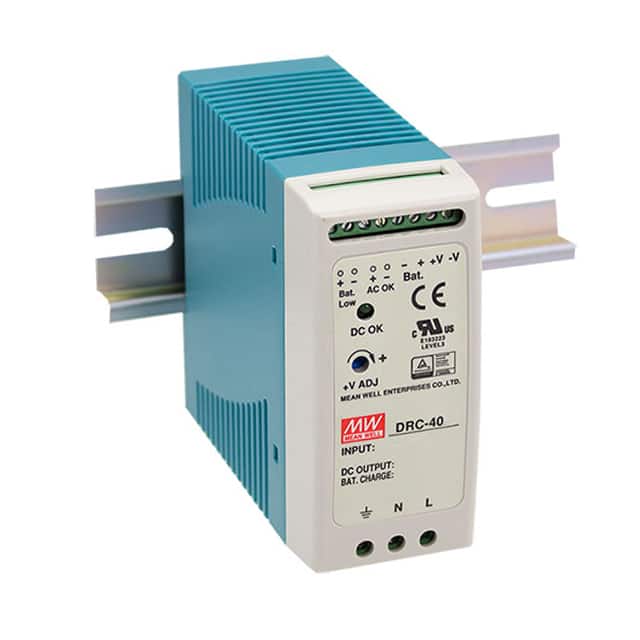 DRC-40A AC/DC DIN RAIL SUP 2X13.8V 40W