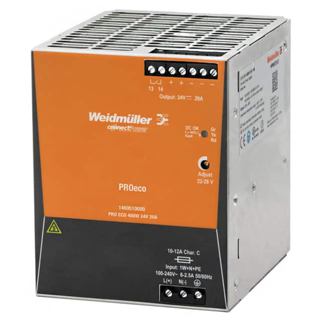 1469510000 AC/DC DIN RAIL SUPPLY 24V 480W