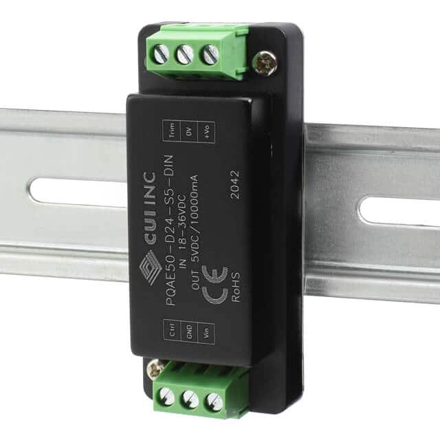 PQAE50-D48-S15-DIN DC/DC DIN RAIL SUPPLY 15V 50W