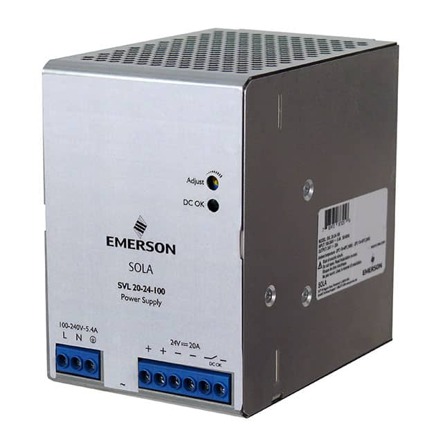 SVL2024100 AC/DC DIN RAIL SUPPLY 24V 480W