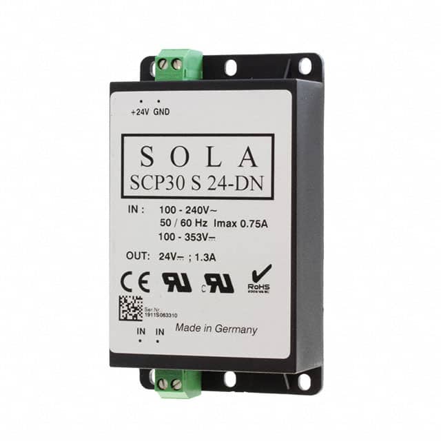 SCP30S24-DN AC/DC DIN RAIL SUPPLY 24V 31W
