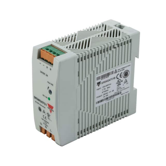 SPDM24751B AC/DC DIN RAIL SUPPLY 24V 72W