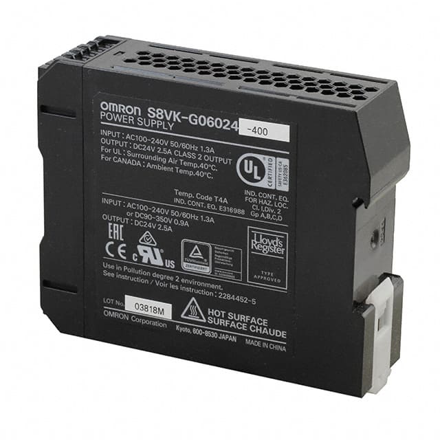 S8VK-G06024-400 AC/DC DIN RAIL SUPPLY 24V 60W