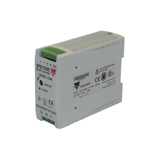 SPD12301 AC/DC DIN RAIL SUPPLY 12V 30W