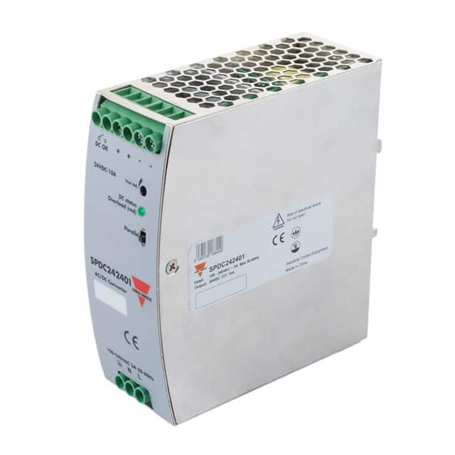 SPDC242401 AC/DC DIN RAIL SUPPLY 24V 240W