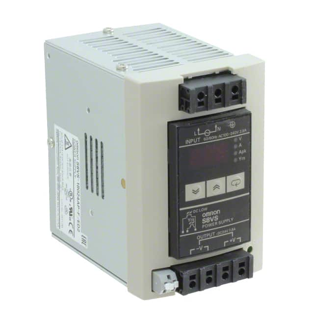 S8VS-18024AP-F AC/DC DIN RAIL SUPPLY 24V 180W