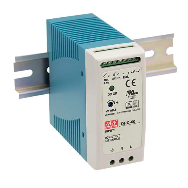 DRC-60A AC/DC DIN RAIL SUP 2X13.8V 59W