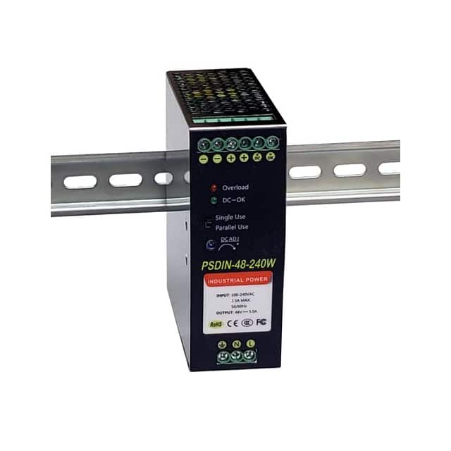 PSDIN-48-240W AC/DC DIN RAIL SUPPLY 48V 240W