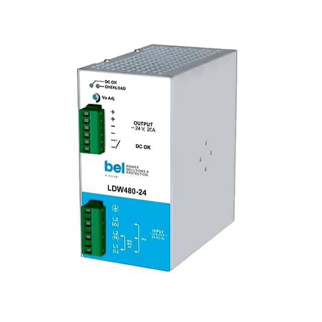 LDW480-48 AC/DC DIN RAIL SUPPLY 48V 480W