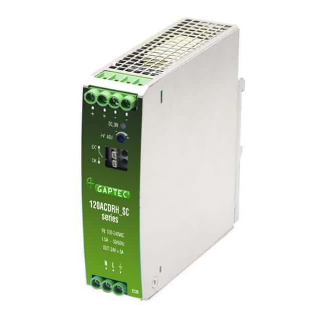 120ACDRH_24SC AC/DC DIN RAIL SUPPLY 24V 120W