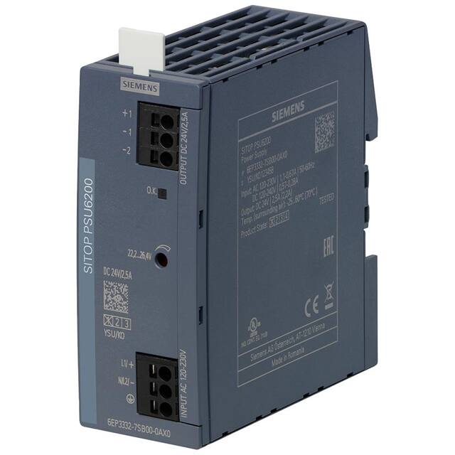 6EP33327SB000AX0 AC/DC DIN RAIL SUPPLY 24V 60W