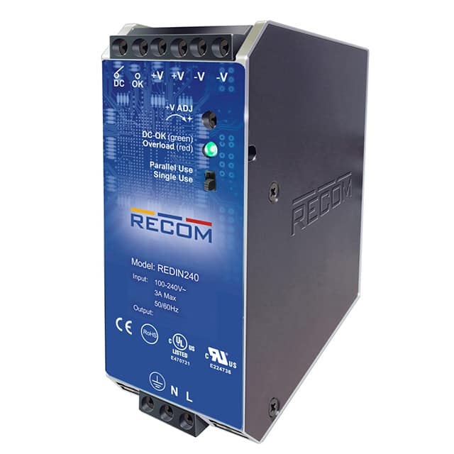 REDIN240-24 AC/DC DIN RAIL SUPPLY 24V 240W