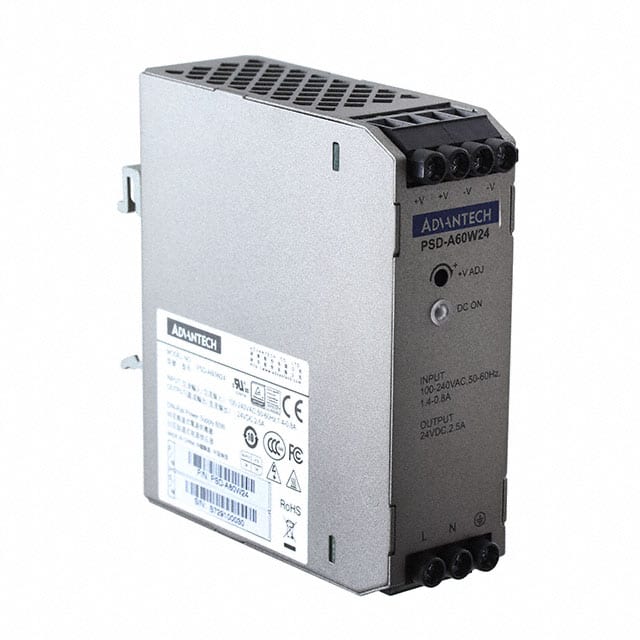 PSD-A60W12 AC/DC DIN RAIL SUPPLY 12V 60W