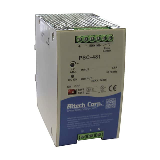 PSC-48124 AC/DC DIN RAIL SUPPLY 24V 480W