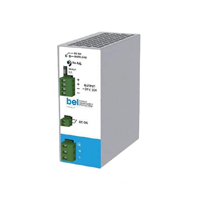 LDC480-24 AC/DC DIN RAIL SUPPLY 24V 480W