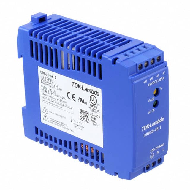 DRB50-48-1 AC/DC DIN RAIL SUPPLY 48V 50W