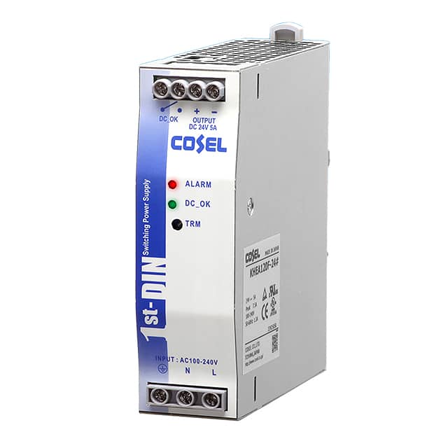 KHEA120F-24 AC/DC DIN RAIL SUPPLY 24V 120W