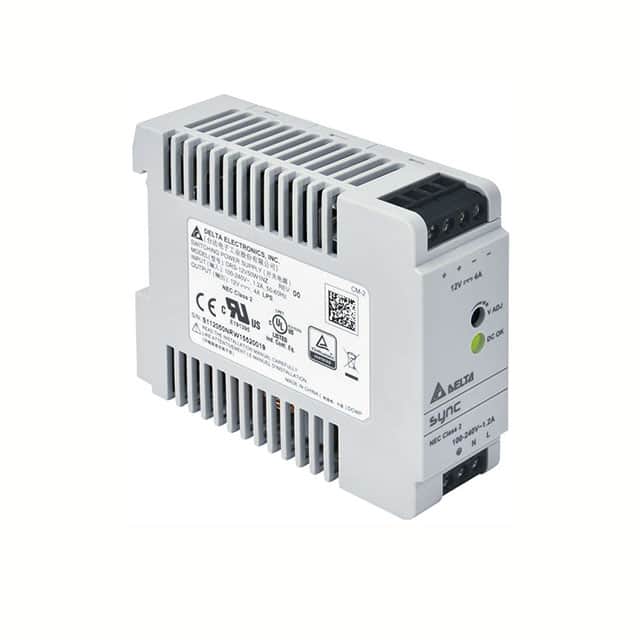 DRS-24V50W1NZ AC/DC DIN RAIL SUPPLY 24V 50W