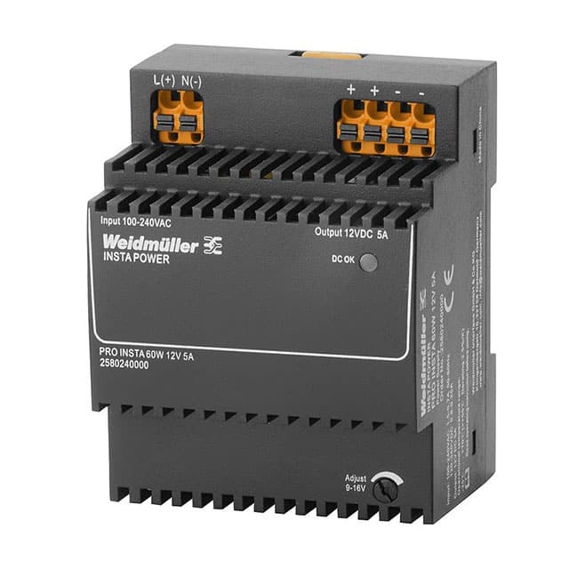 2580240000 AC/DC DIN RAIL SUPPLY 12V 60W