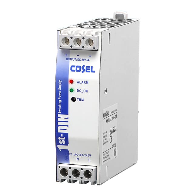 KHNA120F-24 AC/DC DIN RAIL SUPPLY 24V 120W