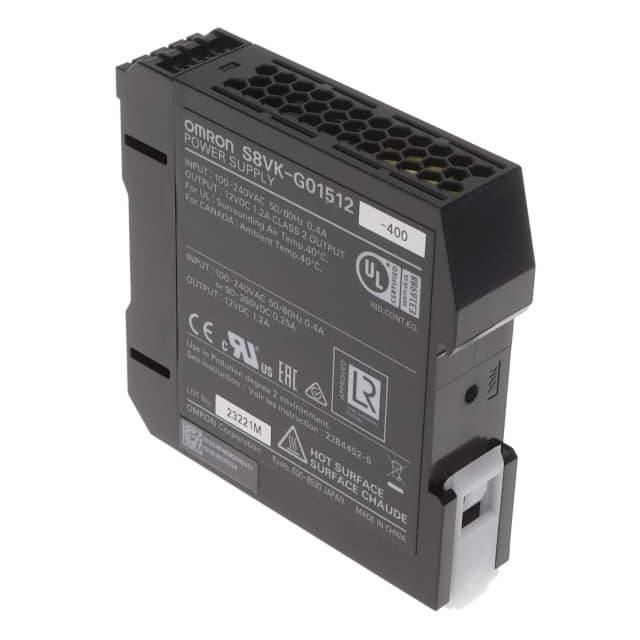 S8VK-G01512-400 AC/DC DIN RAIL SUPPLY 12V 15W