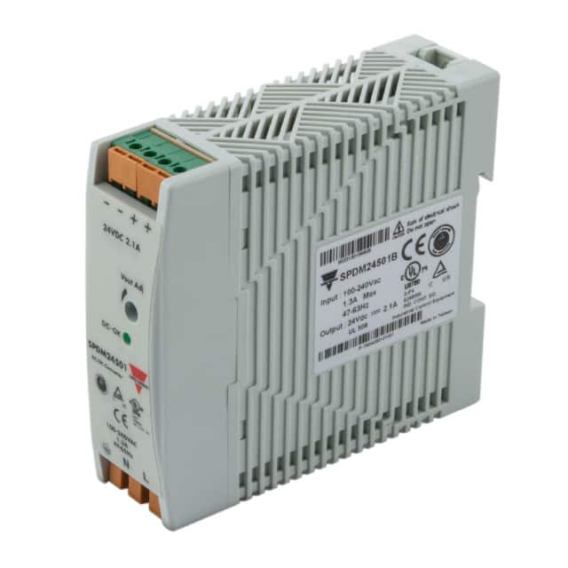 SPDM24501B AC/DC DIN RAIL SUPPLY 24V 50W