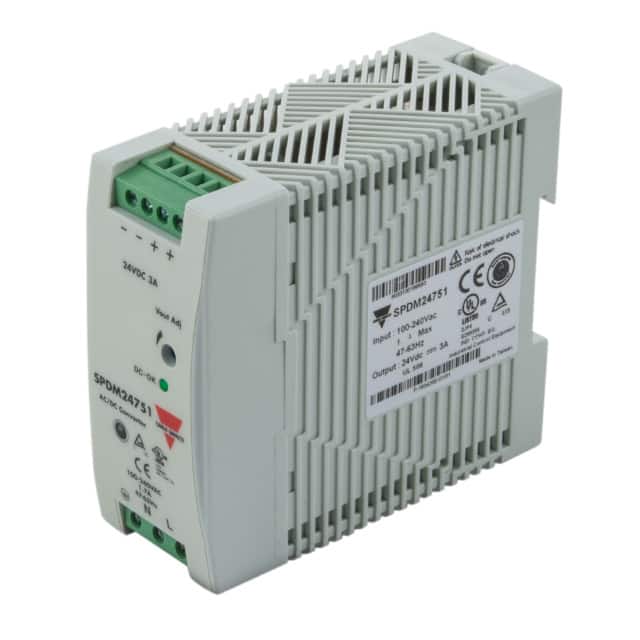 SPDM24751 AC/DC DIN RAIL SUPPLY 24V 72W