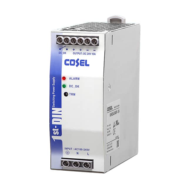 KHEA240F-24 AC/DC DIN RAIL SUPPLY 24V 240W