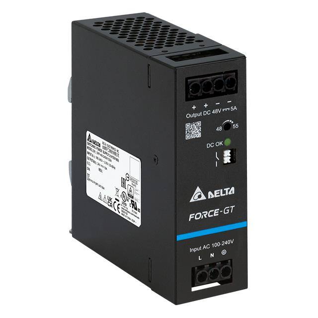 DRF-24V240W1GBA AC/DC DIN RAIL 24V 240W COATED
