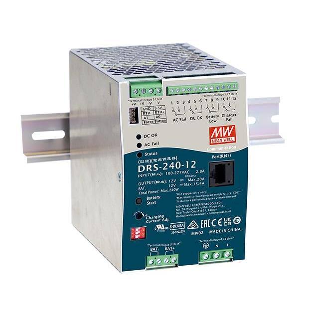 DRS-240-48 AC/DC DIN RAIL SUPPLY 48V 240W