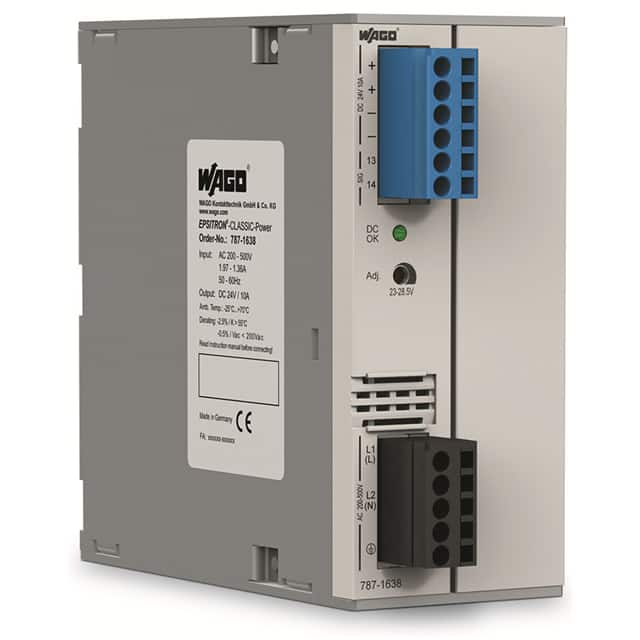 787-1638 AC/DC DIN RAIL SUPPLY 24V 240W