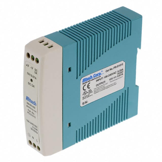 PS-S1015 AC/DC DIN RAIL SUPPLY 15V 10W