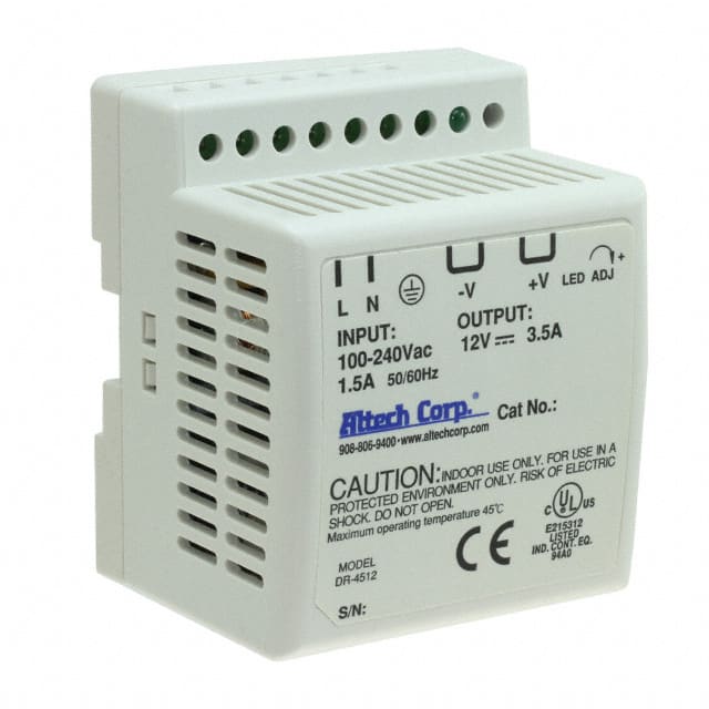 PS-4512 AC/DC DIN RAIL SUPPLY 12V 42W