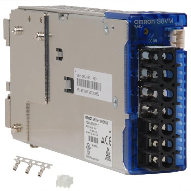 S8VM-10024AD AC/DC DIN RAIL SUPPLY 24V 100W
