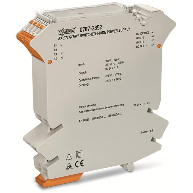 787-2852 AC/DC DIN RAIL SUPPLY 24V 24W