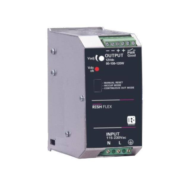 RISH FLEX 9012A AC/DC DIN RAIL SUPPLY 12V