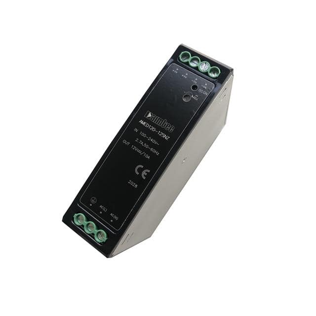 AMED120-12SNZ AC/DC DIN RAIL SUPPLY 2X12V 120W