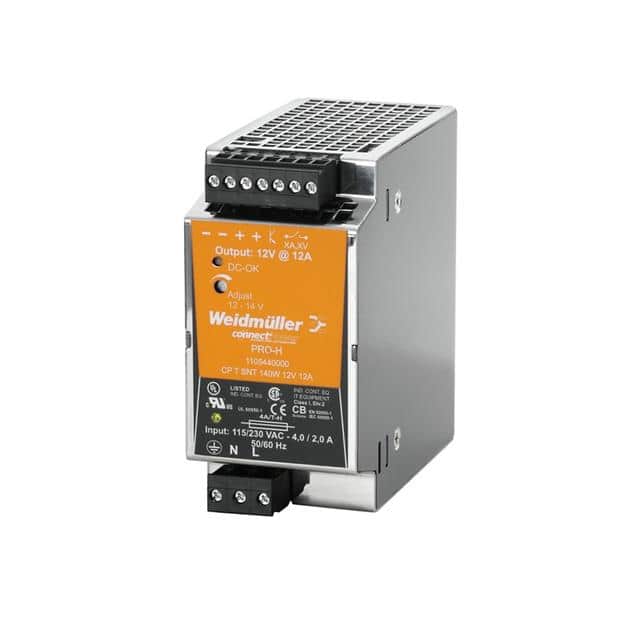 1105440000 AC/DC DIN RAIL SUPPLY 12V 140W