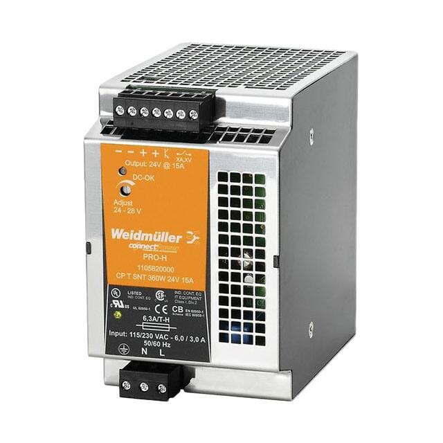 1105820000 AC/DC DIN RAIL SUPPLY 24V 360W