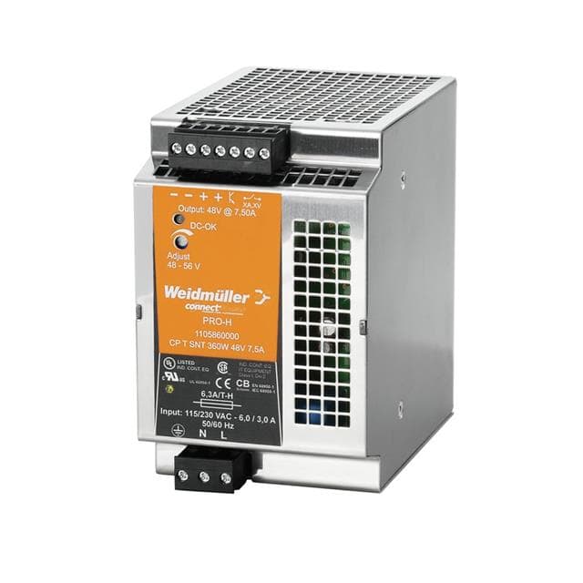 1105860000 AC/DC DIN RAIL SUPPLY 48V 360W