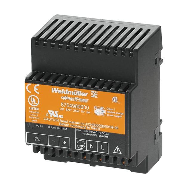 8754960000 AC/DC DIN RAIL SUPPLY 5V 25W